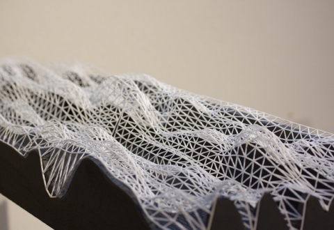 3D Printed Brain waves 3D Printed Brain waves