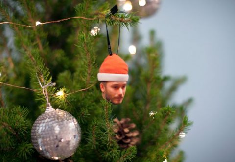 3d Printed Christmas Head 3d Printed Christmas Head